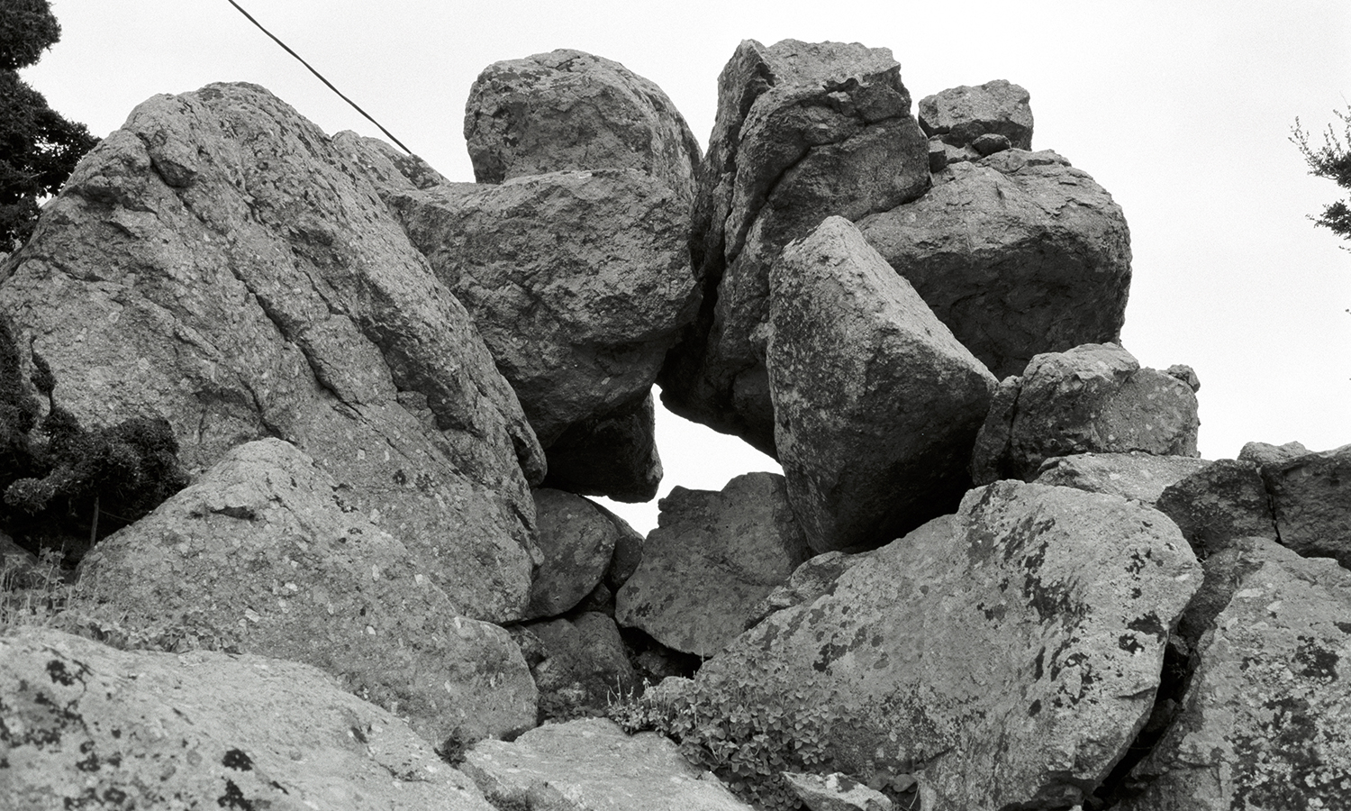 Part of the walls.