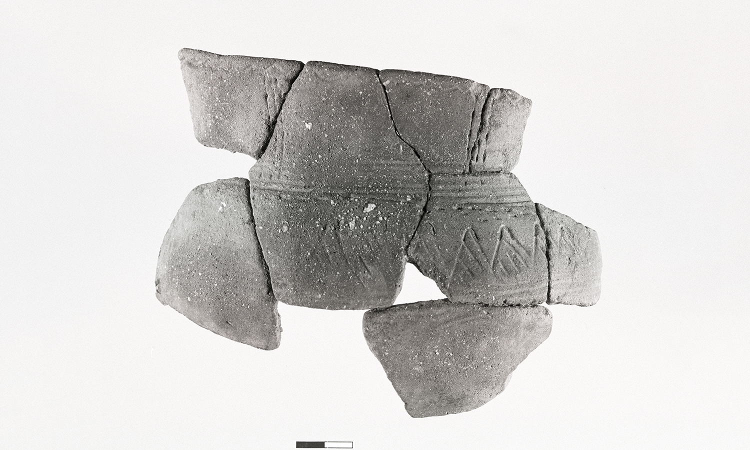 Part of clay vessel.