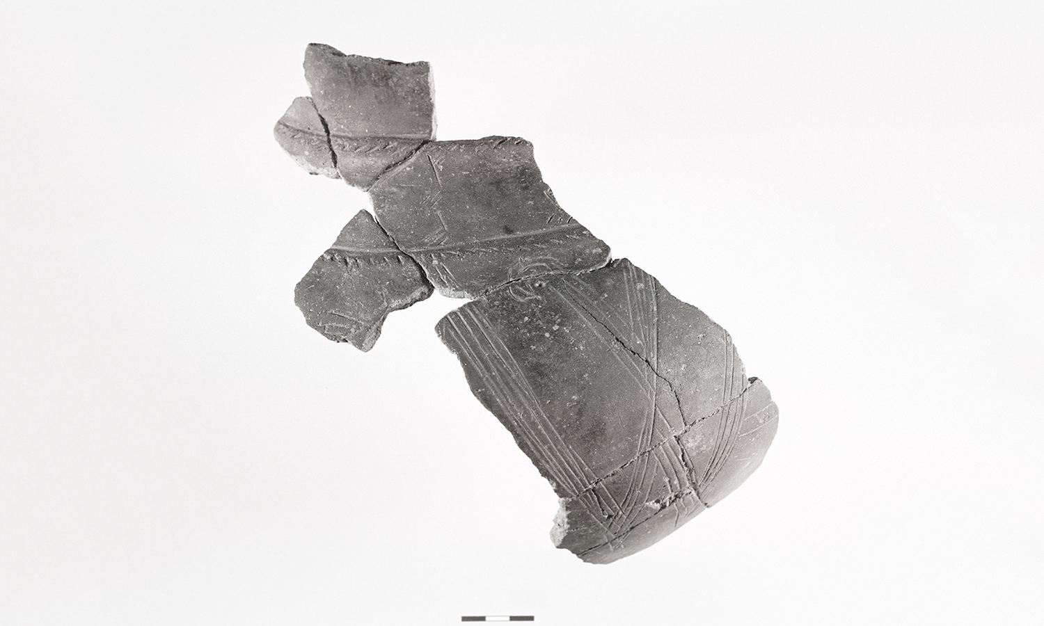 Part of clay vessel.